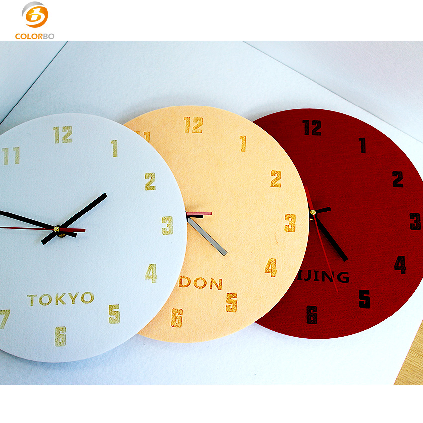 Stylish Soundproof Clock: Eco-Friendly Engraving for Your Home