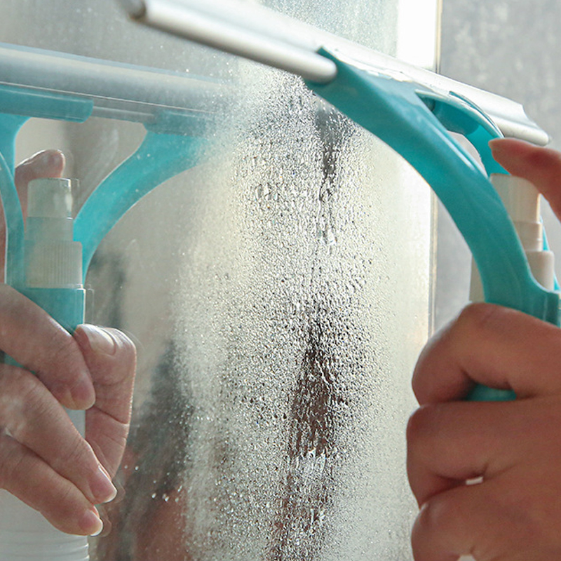 New Design Scrubber Smart Clean Living Gear Squeegge Spray 2 in 1 Spraying Window Cleaner Wiper with Great Price