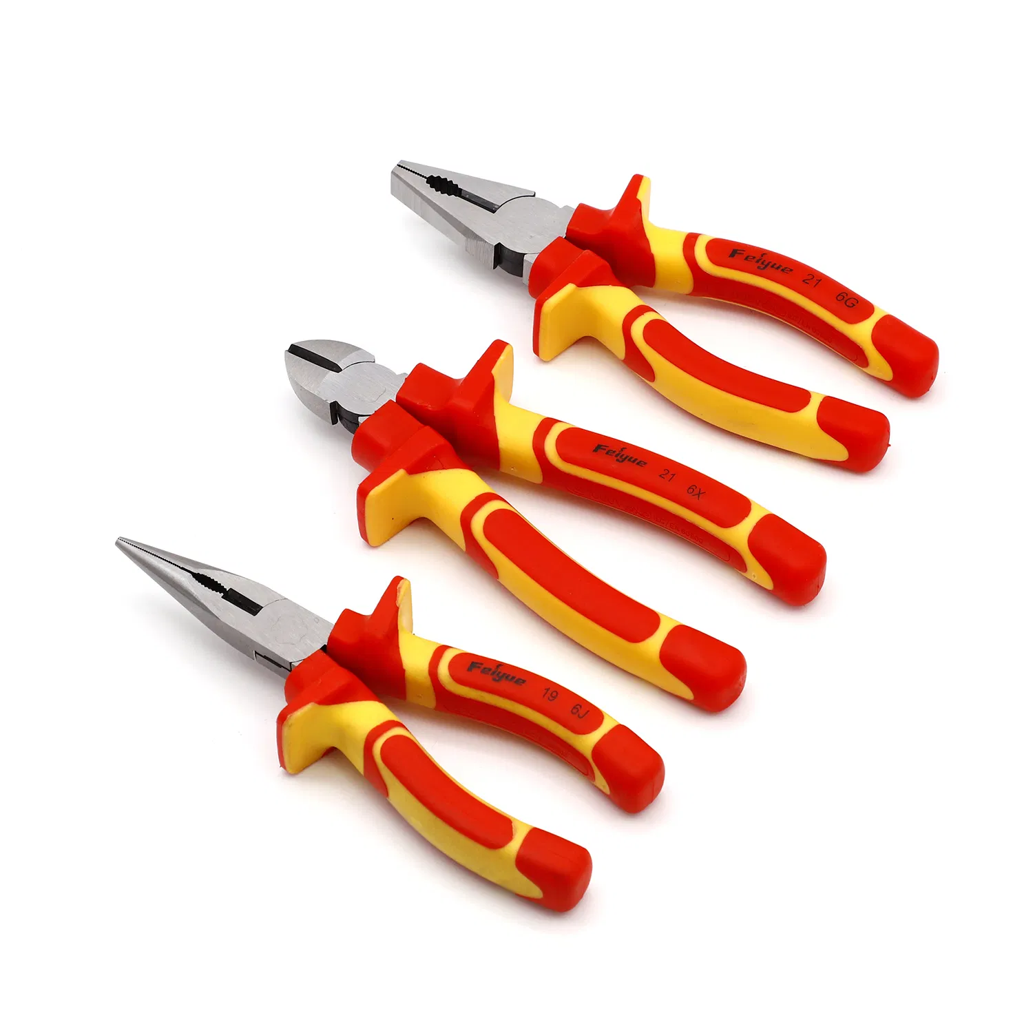 Изолированные пассатижи VDE оранжевые