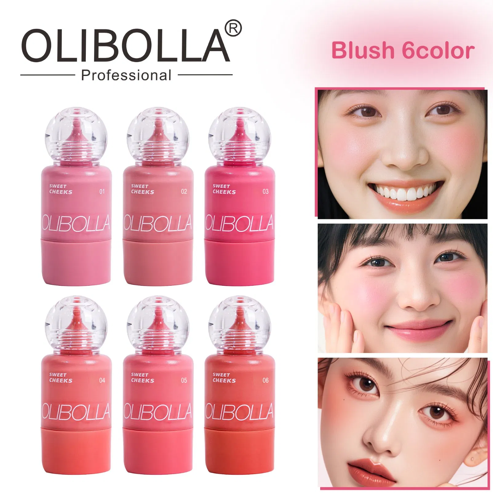 High Quality Small Bottle Liquid Blush Waterproof and Long Lasting Wholesale