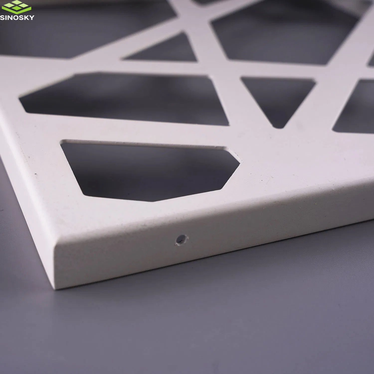 Powder Coated Sheet Aluminum Laser Cut Panel Metal Panel