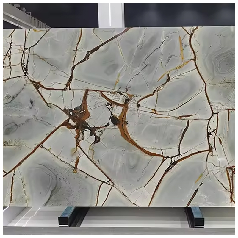 Luxury Brazilian Exotic Blue Roma Quartzite for Countertops and Tables
