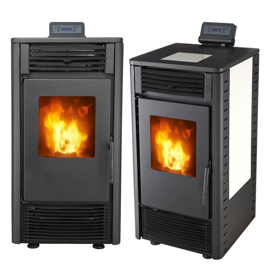 Fashion Pellet Stove with Ceramic Panel