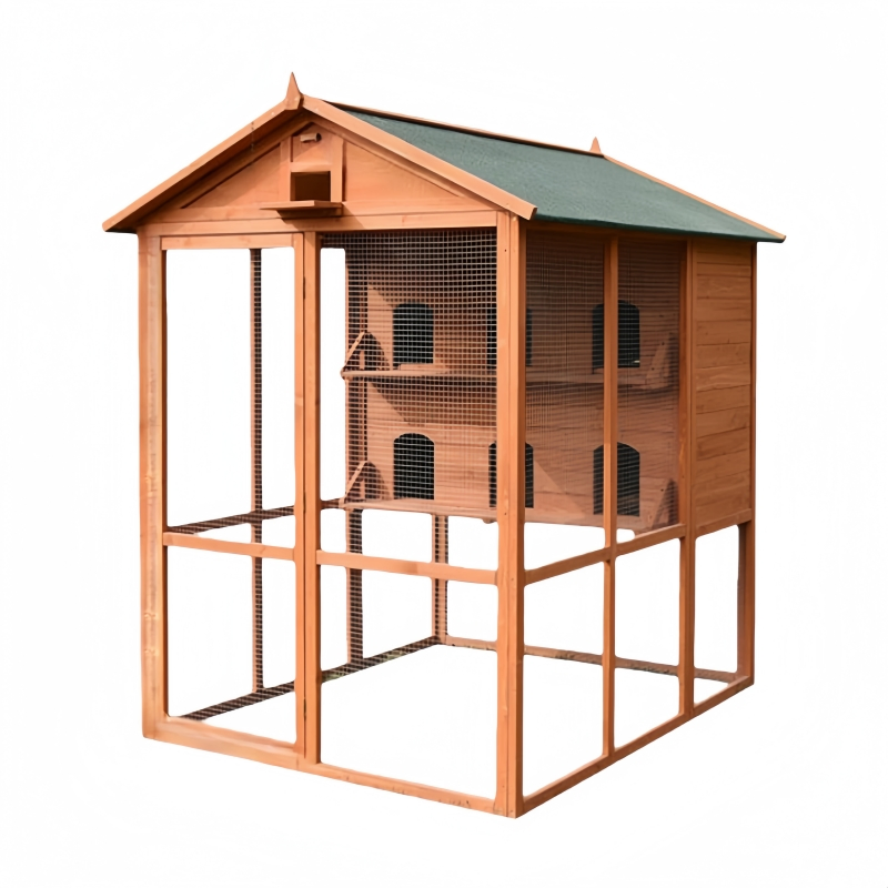 Elegant Outdoor Birdcage for Premium Budgerigars and Stylish Parrots