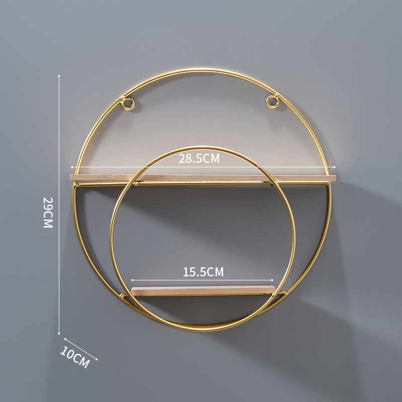 Nordic-Style Creative Restaurant Wall Decoration Shelf