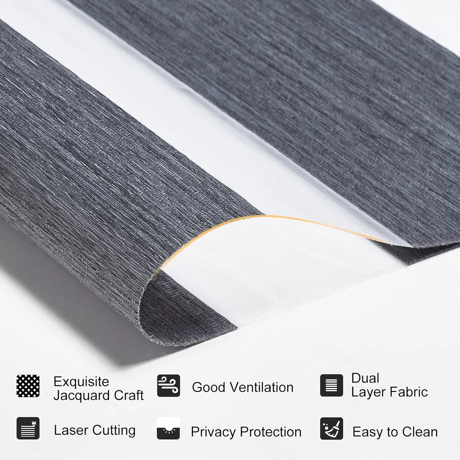 Cordless Zebra Blinds Motorized Control Roller Shades Light Filtering Sheer Window Shades