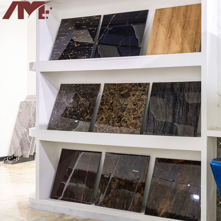 Плитка керамогранитная 600x600 мм мраморная глянцевая