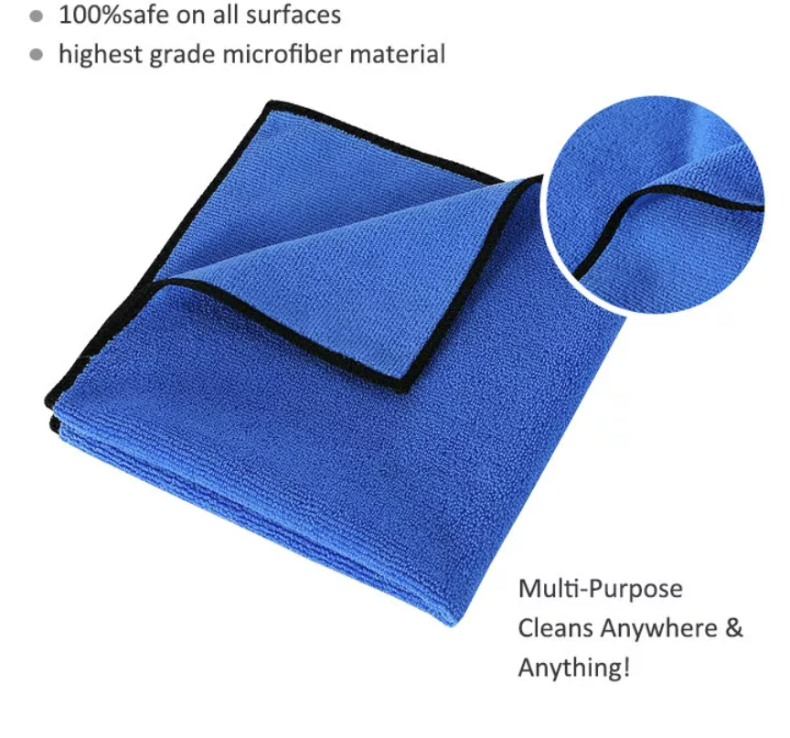 Premium Microfiber Cleaning Towels for Effortless Kitchen Wiping