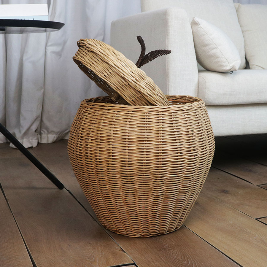 Handwoven Sundries Basket Bathroom Dirty Clothes Basket Toy Decoration Storage Basket