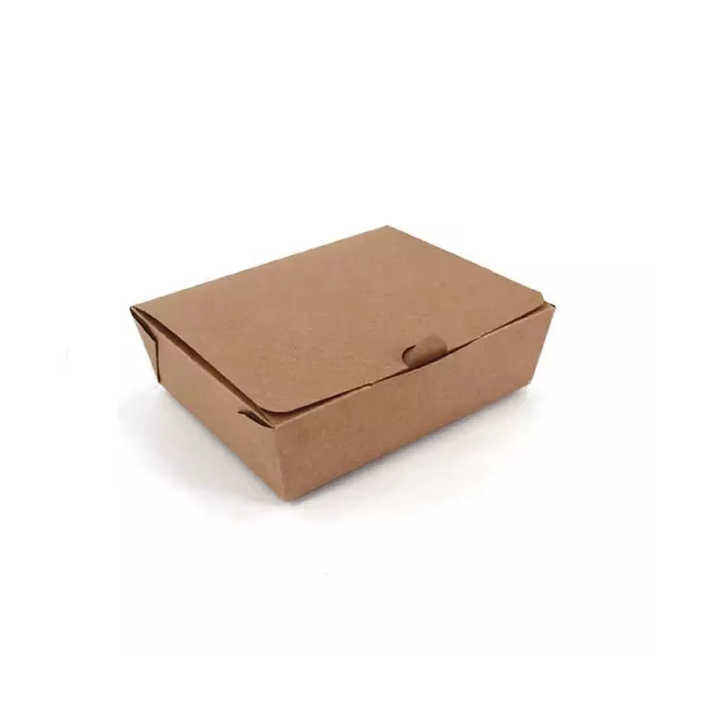 Eco-Friendly Kraft Paper Lunch Box for Takeaway Meals