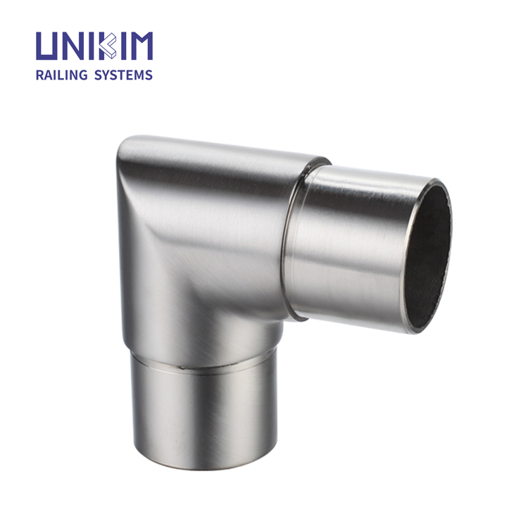 Wholesale Square Stainless Steel 304 316 Glass Stair Fence Handrail Bracket Elbow