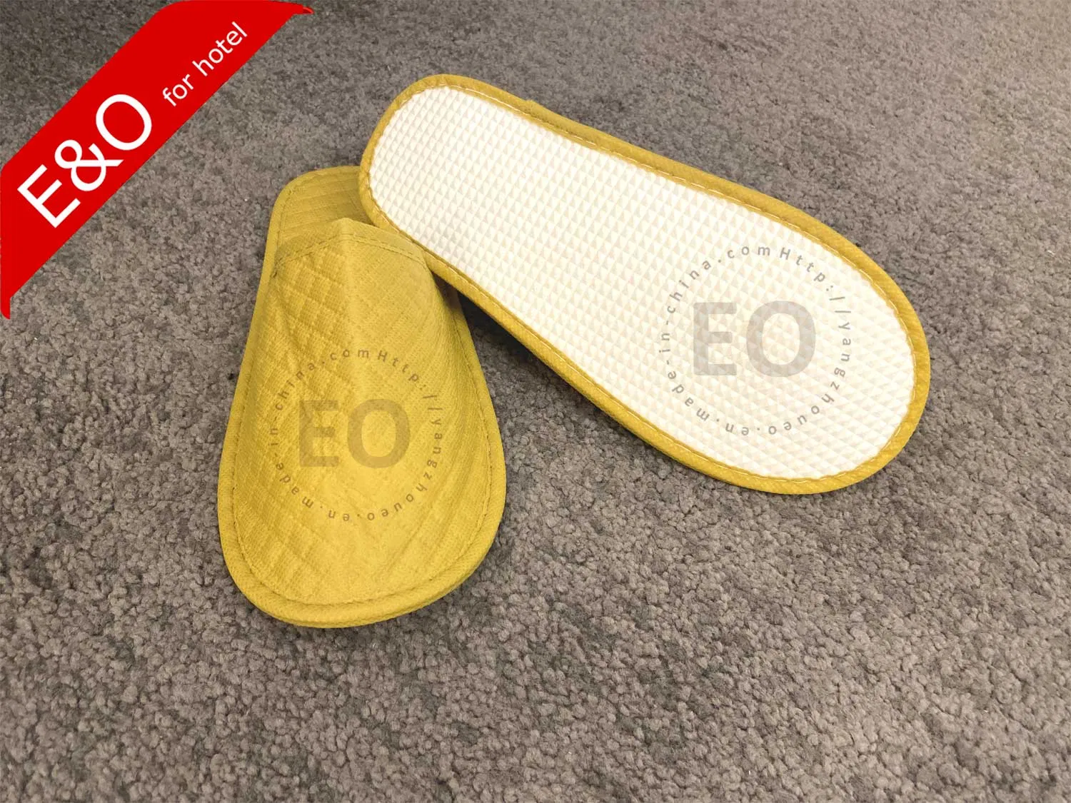 Environment Non Woven Disposable Hotel XPE Slippers