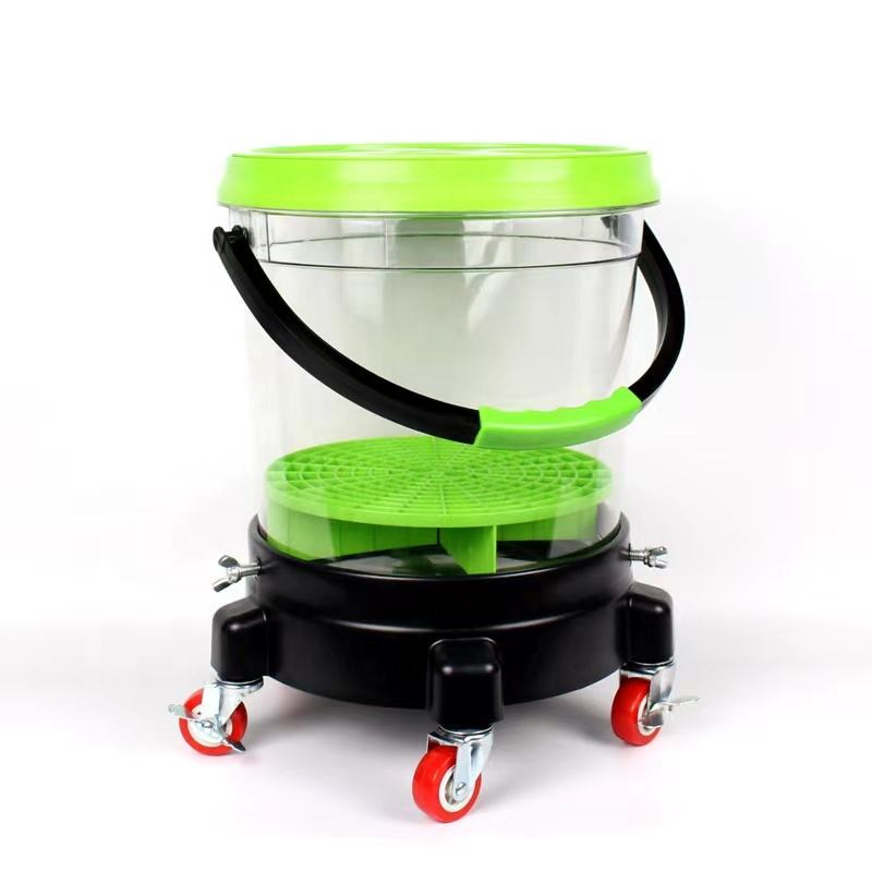 Chinese Factory Cleaning Kit Car Wash Gamma Lid Auto Detailing Filter Bucket Insert Grit Trap with Finger Holes