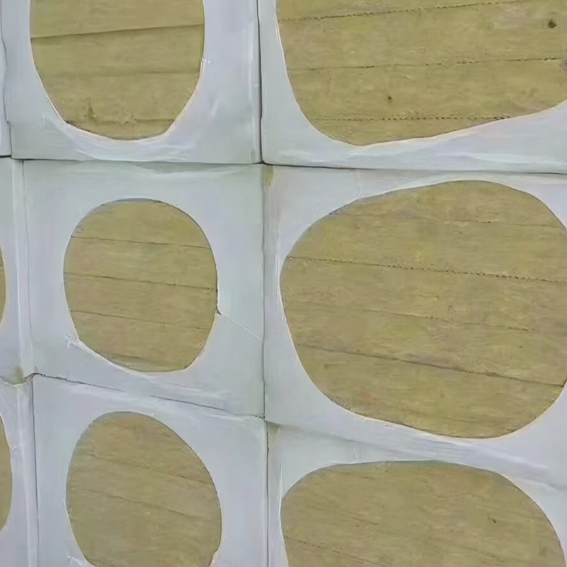 Customized Thickness Thermal Insulation Rockwool Mineral Rock Wool Board for Chemical Industrial Panels with Aluminum Al Foil