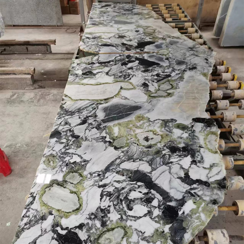 Cold Jade Green Marble Ice Green Marble Slab