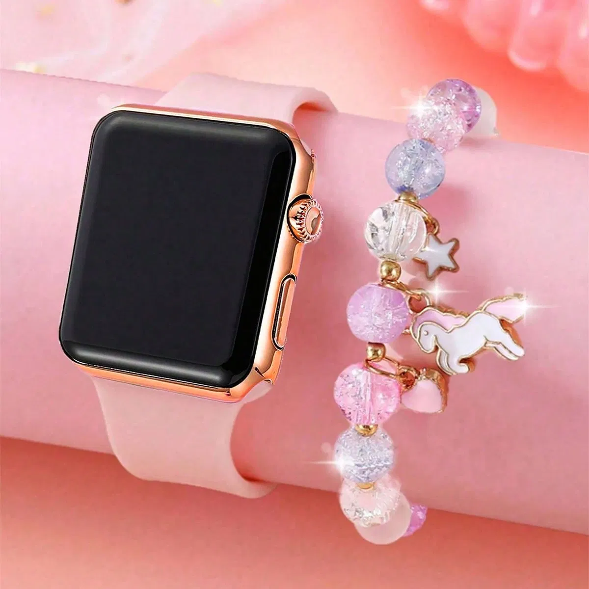 Pink Silicone Watch Gift Girl Bracelet Cartoon Cute