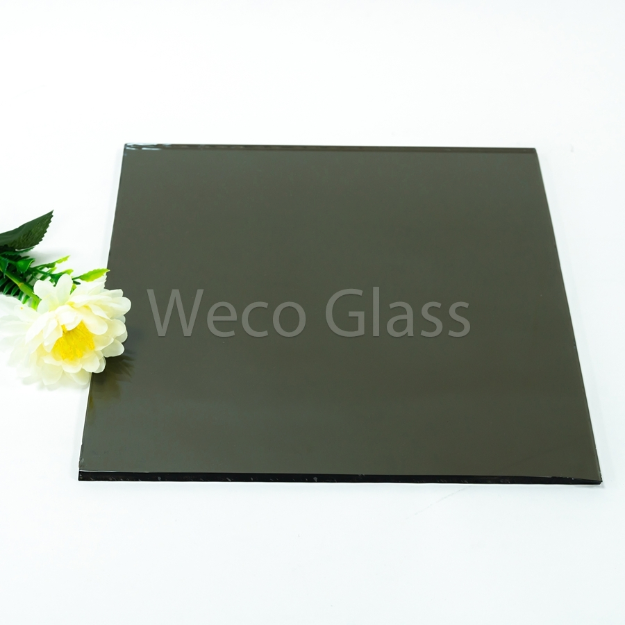Low Maintenance Pink Silver Colored Float Tinted Glass for Glass Roofs