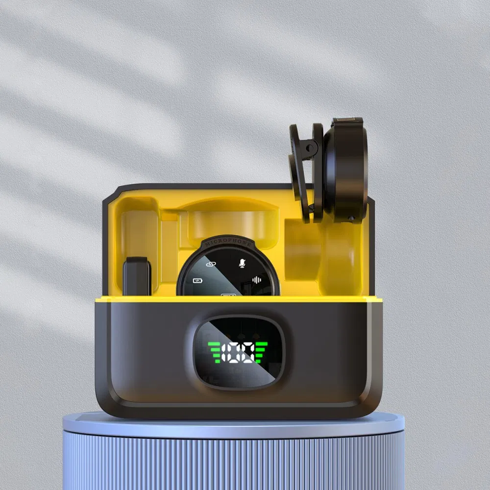 Hot Selling Wireless Magnetic Suction Mini Noise Reduction Collar Clip Microphone