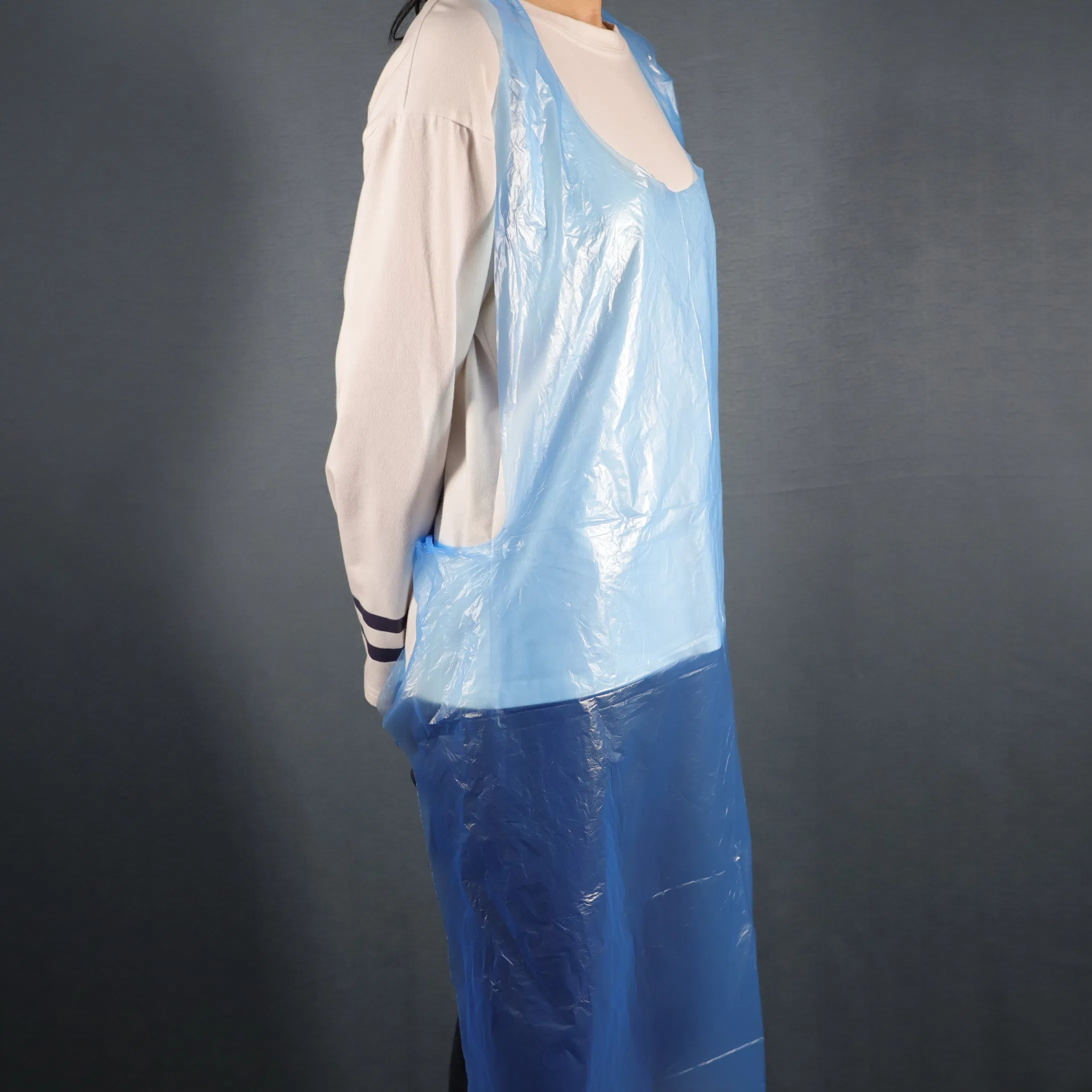 PE Disposable Kitchen Apron for Adults