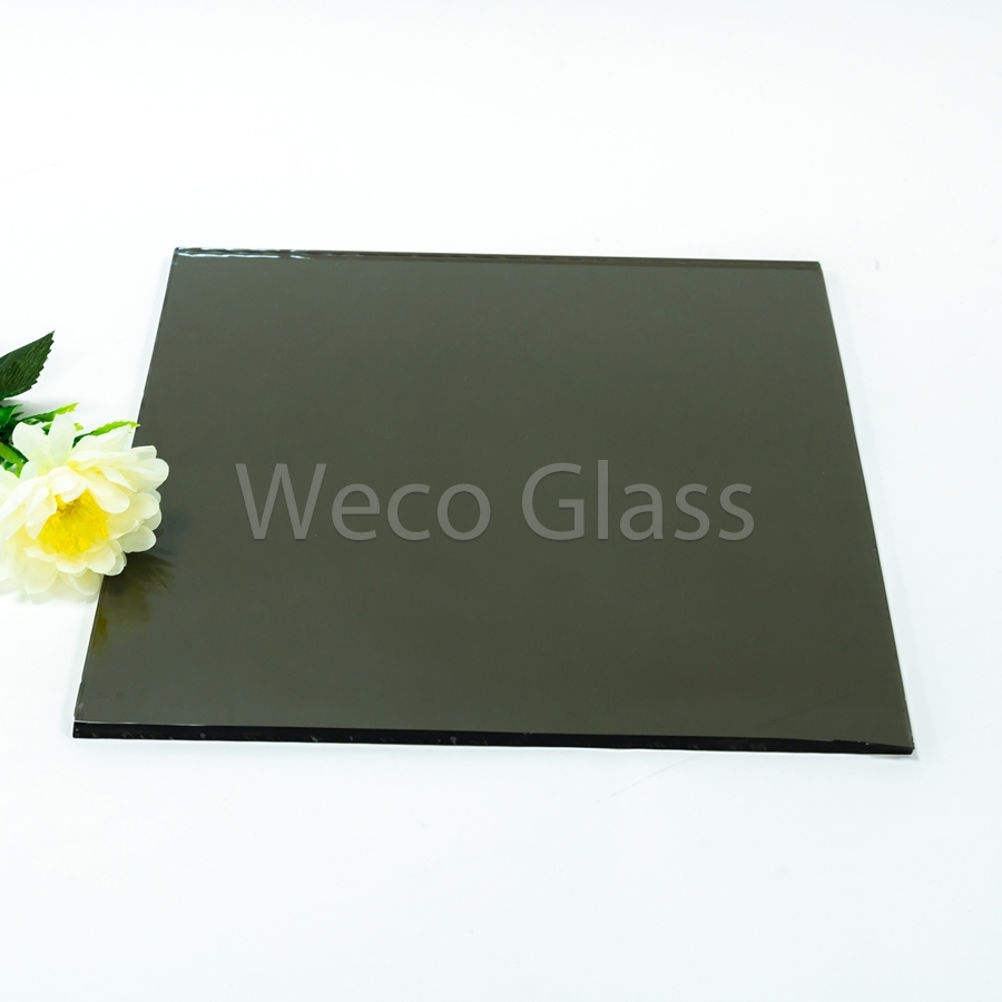 Low Maintenance Pink Silver Colored Float Tinted Glass for Glass Roofs
