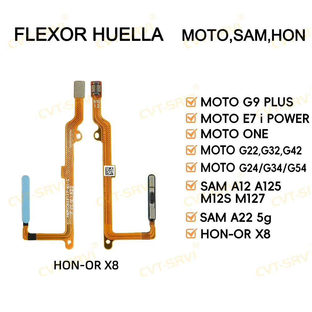 Шлейф сканера отпечатка пальца для Fosam A12, Honor X8