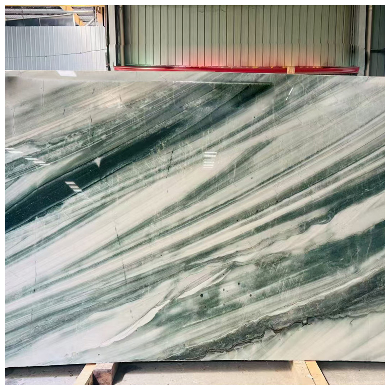 Brazilian Exotic Green Polaris Quartzite Slabs for Tiles and Countertops