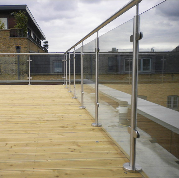 Stainless Steel Railing/Balustrade Systems with Railing Fitting/Staircase/Glass Baluster/Railings/Glass Balustrade
