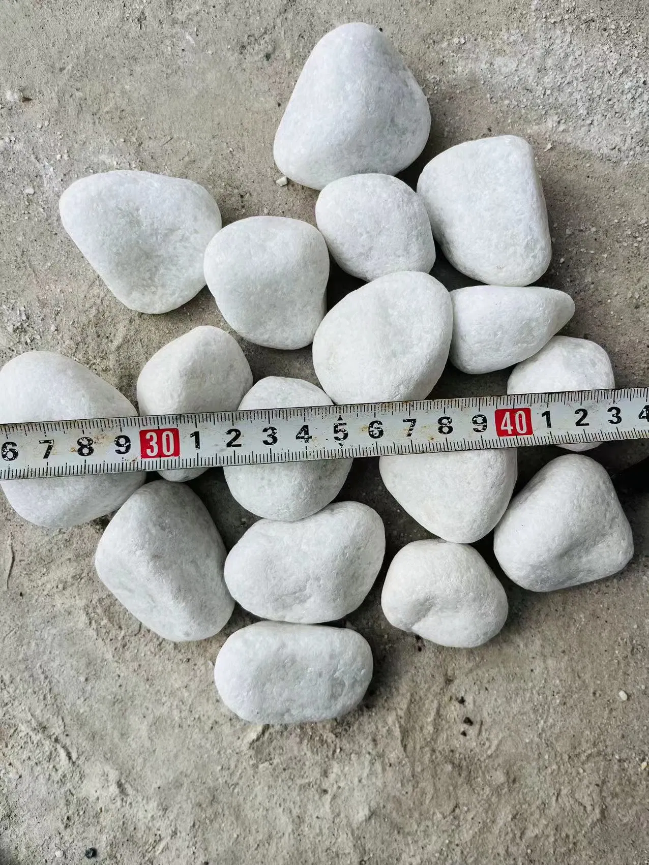 Natural Rocks River White Pebble Tumbled Finish for Flooring Garden Decoration Landscaping