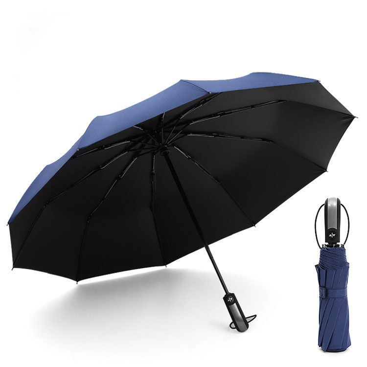 Custom Cheap Fully-Automatic Personal Rain Umbrella Windproof Portable Advertising Umbrellas