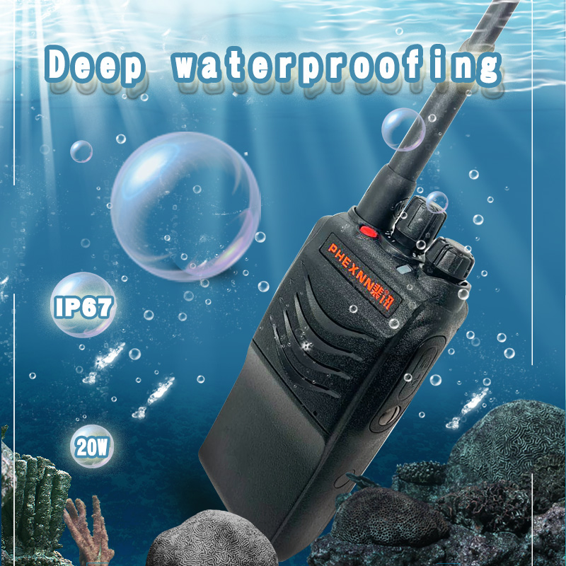 Портативная рация Phexun PH-DJ68, 10 км, IP67