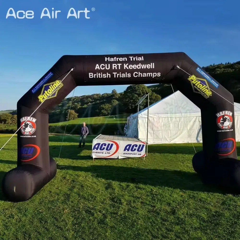 Advertising Customized Inflatable Race Running Arch Finish Line and Start Line Gate for Sports and Bicycle Event