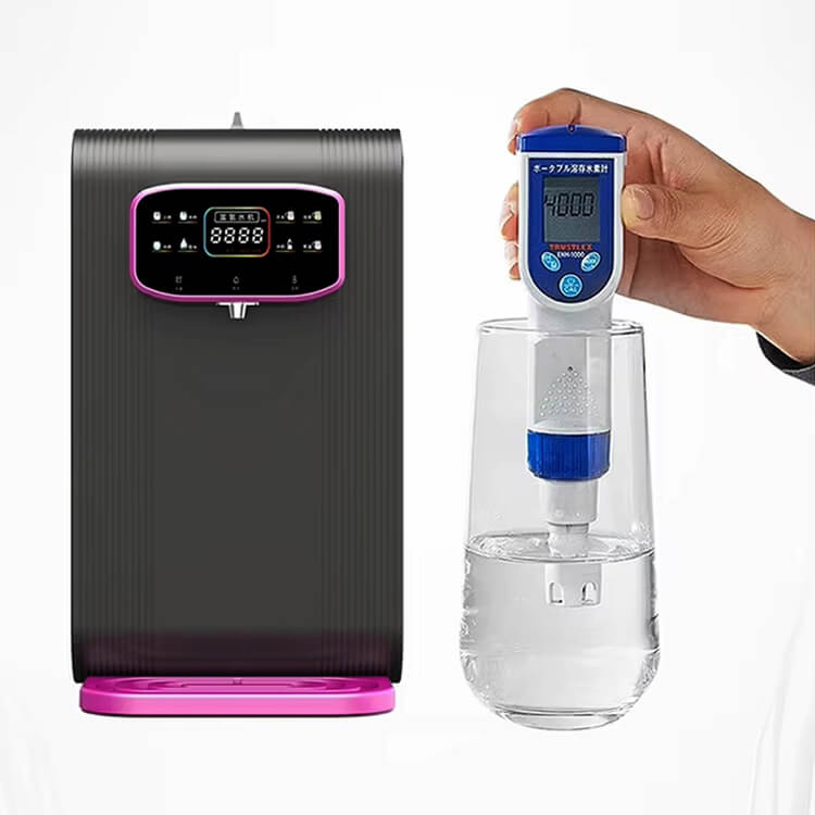 Manufacture Hydrogen-Rich Water Dispenser with Hot Water Filling Systems and Hydrogenation Injection Water