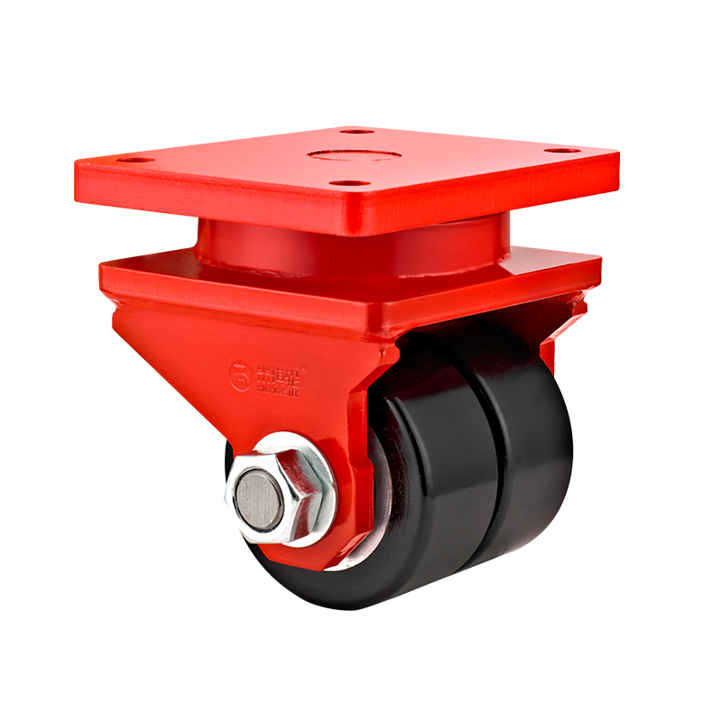3" 4" 5" 6" 8" 10" 12" Double Wheel 2 Ton Twin Wheels Design Caster Steel /PU Caster Agv Heavy Duty Caster Wheels