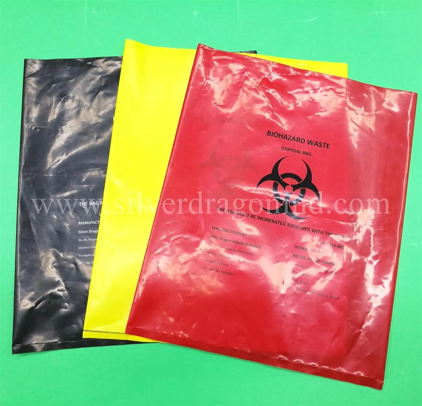 Custom Medical Waste Bag, Biohazard Bag, Autoclave Bag for Hospital/Clinic