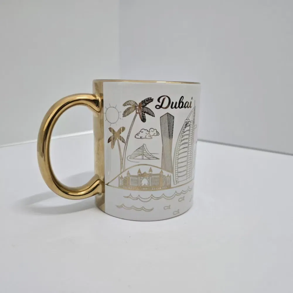 Lustrous Luxury High End Top Grade Exclusive Custom Coffee Tea Sophisticated Gift Ceramic Mug