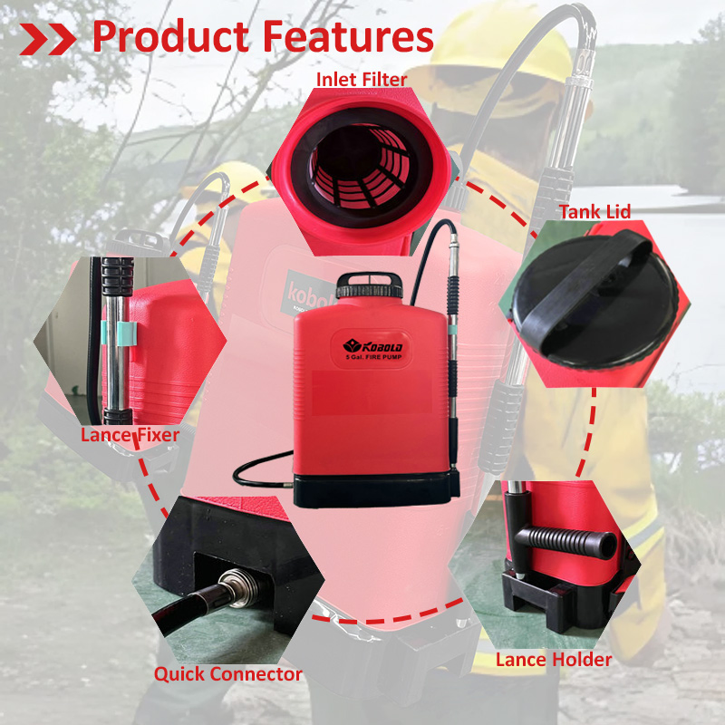 Wholesale 20L Firefighting Backpack Sprayer Wildland Fire Pump Extinguishing Equipment for Forest