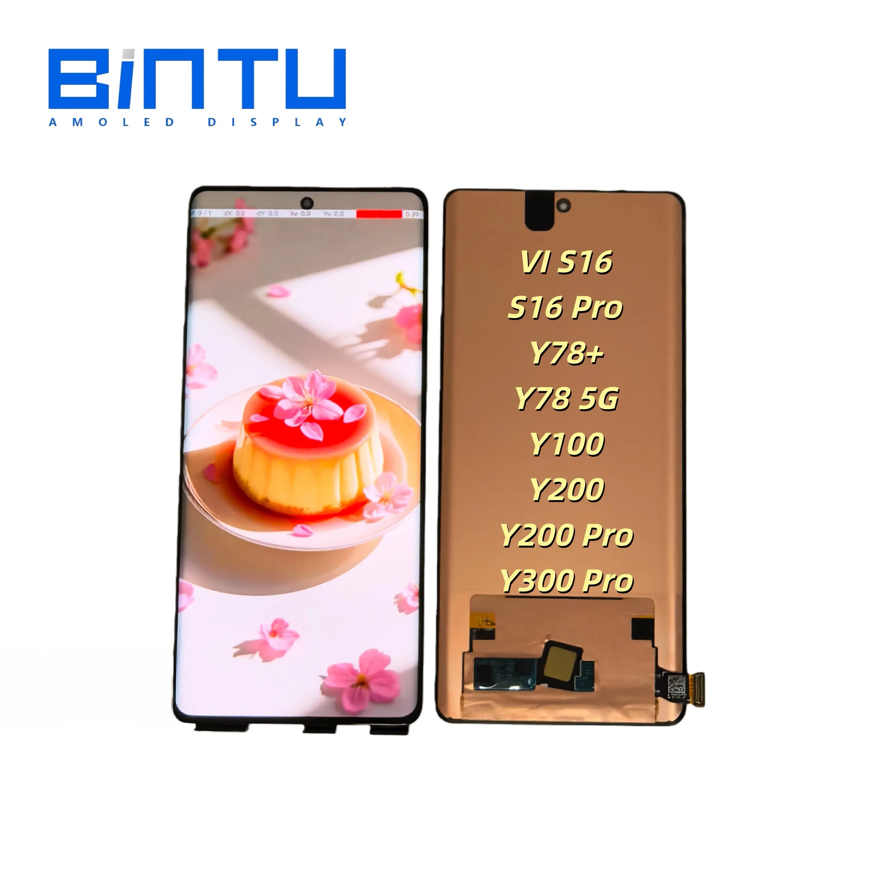 Дисплей Bintu 6.67" для Vivo Y78+/Y100/Y200 и других
