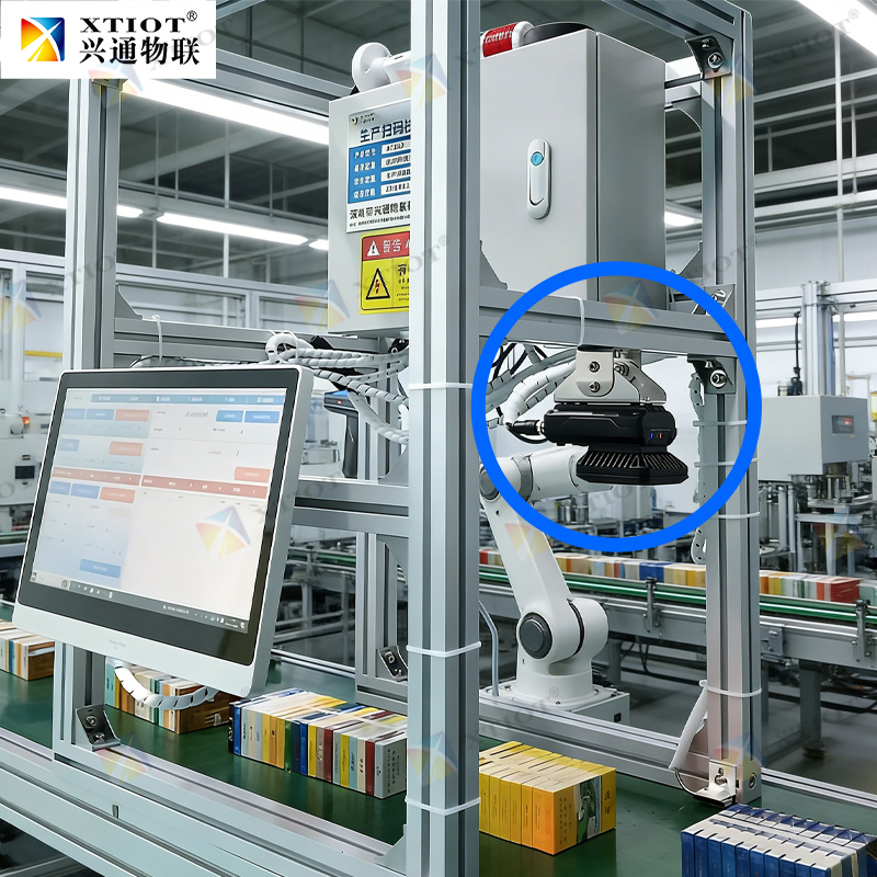 XT8601B XTIOT Curved Surface DPM Reader Pharma Marking Code Scanner Russia Cosmetics Anti Counterfeit Scanner