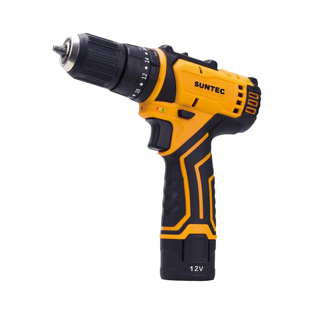 Аккумуляторная дрель-шуруповерт Suntec 12V с ударной функцией
