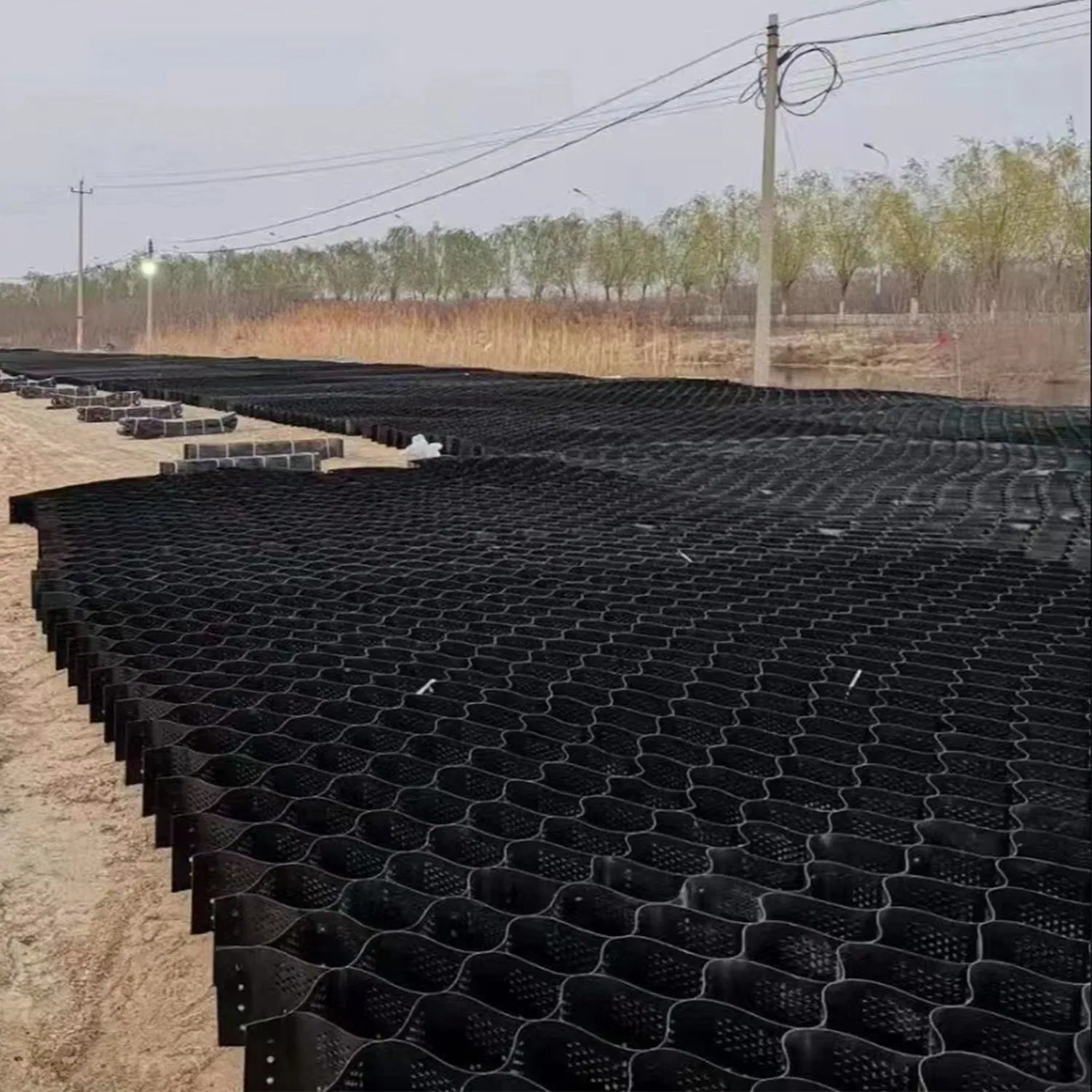 Geocell for Retaining Wall Reinforced by 10cm Dam in Nepal