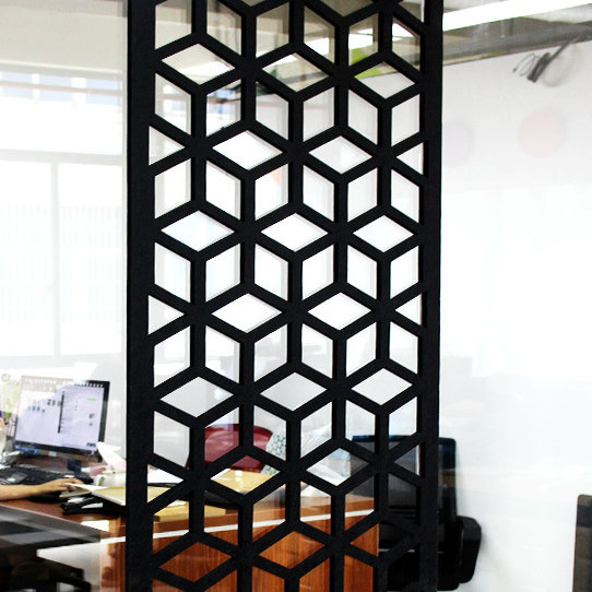 Carved Screen Sound Absorption Material Polyester Fiber Decorative Acoustic Panels
