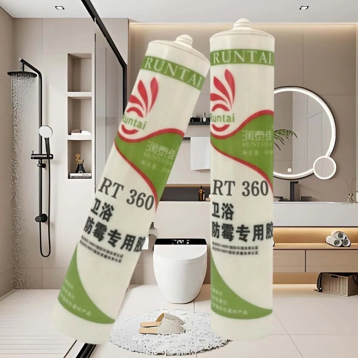 Runtai Best Sell Single Component Mildew Proof Waterproof Silicone Sealant for Sanitary