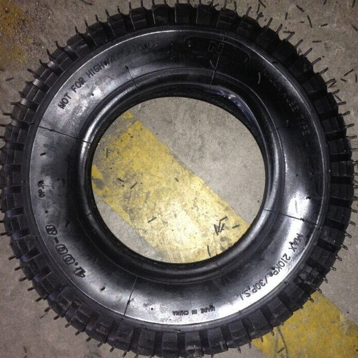 Пневматическое колесо 400-8 с камерой, 2 шт.