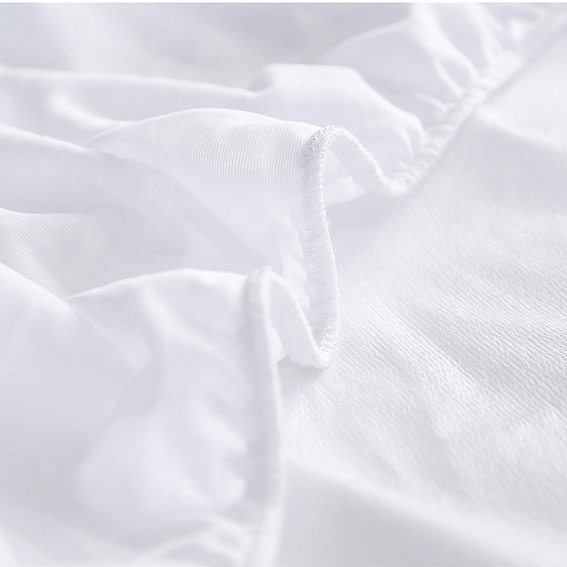 OEM Custom Factory Soft Cozy Waterproof Mattress Cover King Size Anti Mite Mattress Cover Queen Size Washable Protector