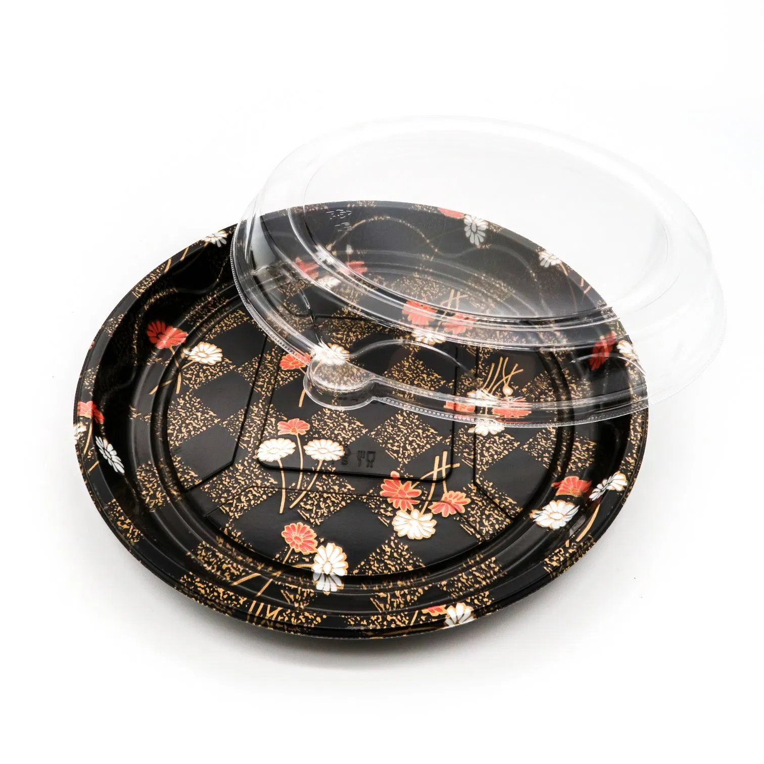 High Quality Disposable Food Container Reusable Take out Plastic Food Packaging Rectangle Sushi Tray