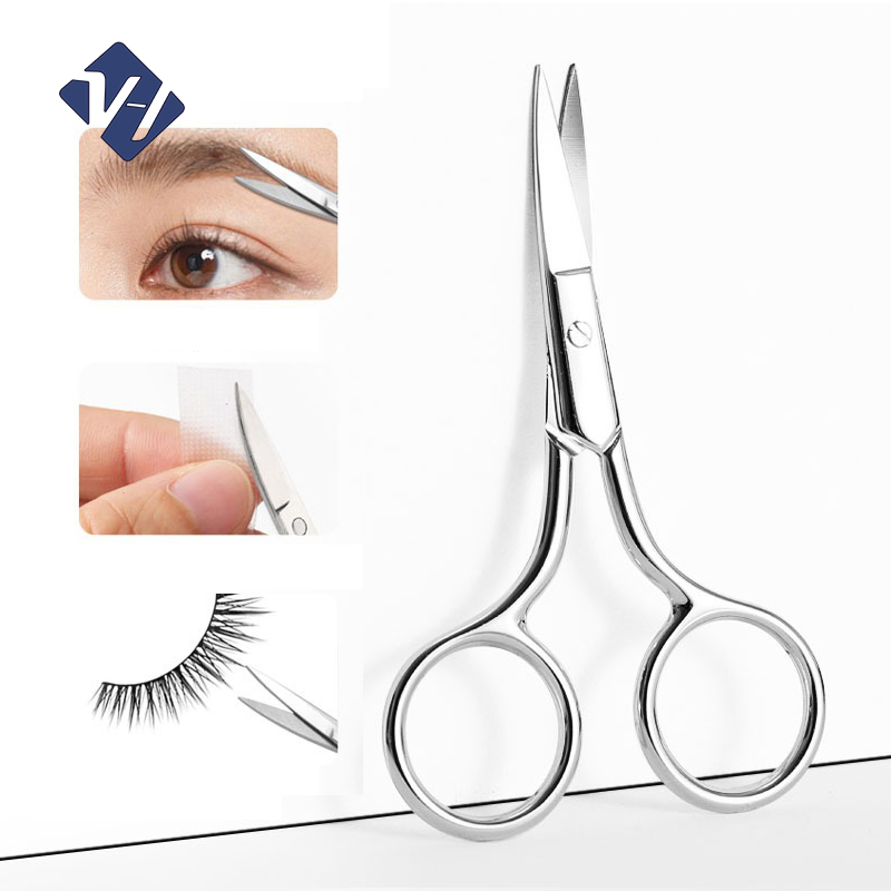 Factory Hot Sale Professional Stainless Steel Nail Scissors Brow Scissors Nail Art Scissors