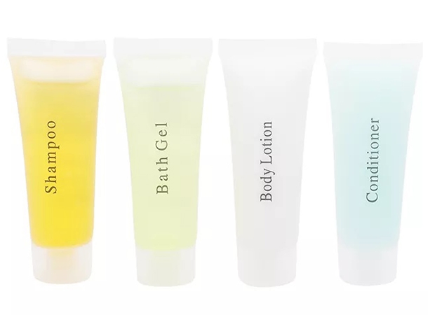 30ml Hotel Shampoo & Conditioner Body Wash Set Provide Tube Packaging