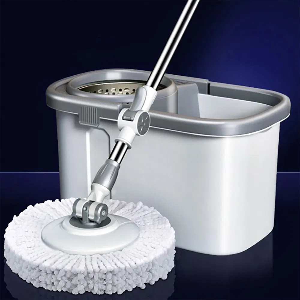 Long Handle Mop and Bucket with Drain Cap Household Cleaning Esg29172
