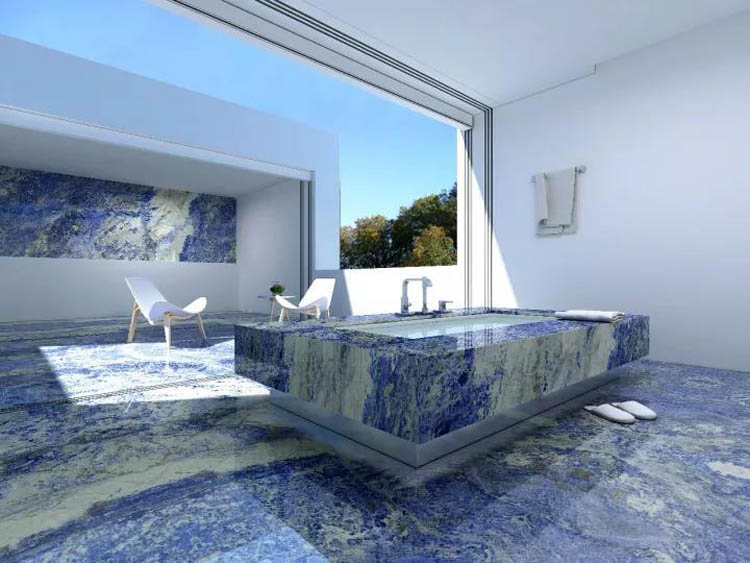 Natural Stone Granite Stone Price Ocean Blue Granite Granite Azul