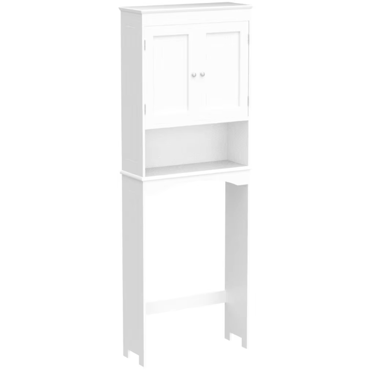 Полка для ванной деревянная настенная